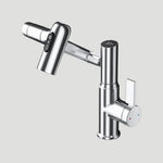 Kitchen Faucet 360° Swivel Temperature Display Stainless Steel
