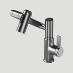 Kitchen Faucet 360° Swivel Temperature Display Stainless Steel