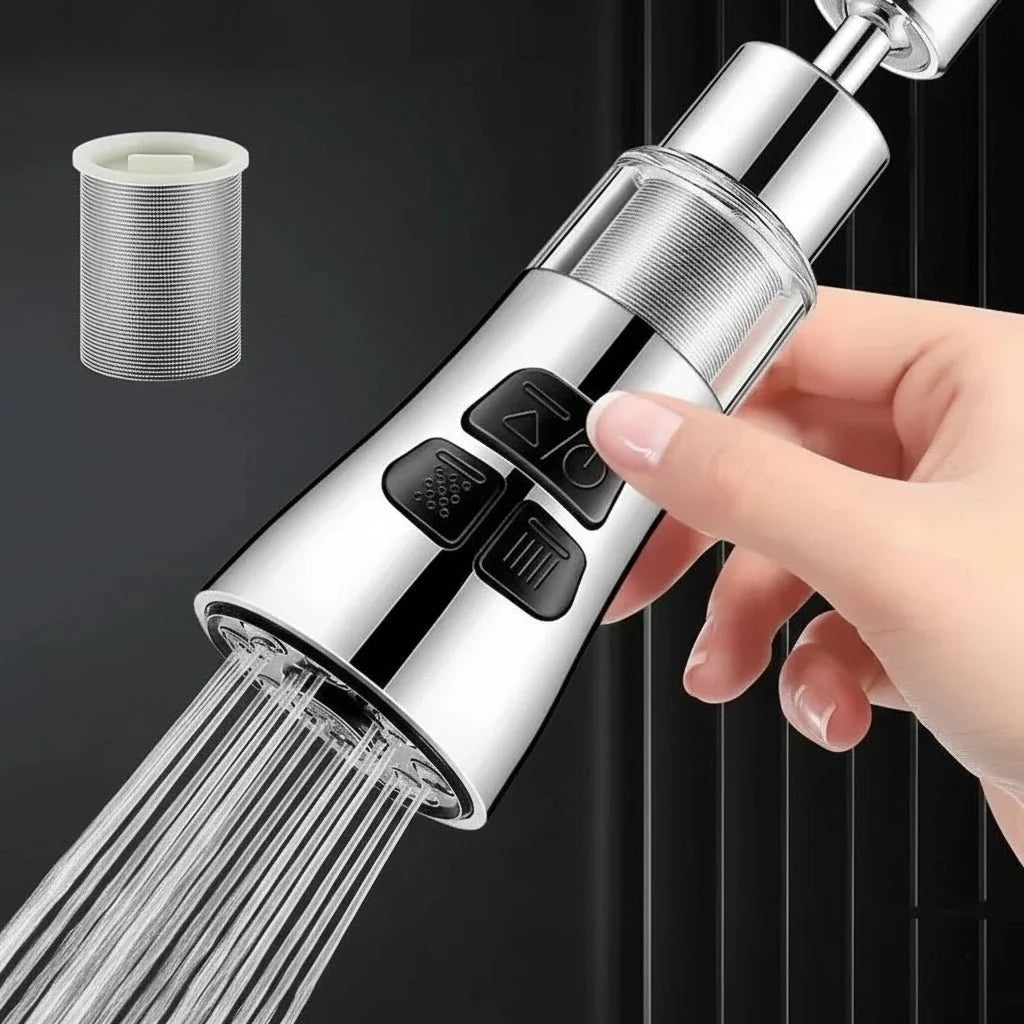 Kitchen Faucet Extender 720° Swivel 3 Spray Modes