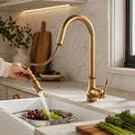 Kitchen Faucet Pull-Out Spray Head Solid Brass