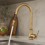 Kitchen Faucet Pull-Out Spray Head Solid Brass