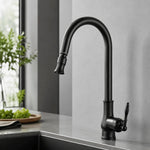 Kitchen Faucet Pull-Out Spray Head Solid Brass