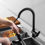 Kitchen Faucet Stainless Steel Pull-Out Spray Head Touch Control