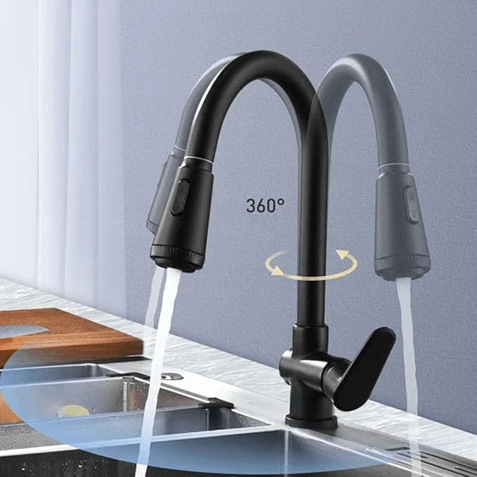 Kitchen Faucet Stainless Steel Pull-Out Spray Head Touch Control