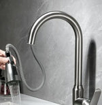 Kitchen Faucet Stainless Steel Pull-Out Spray Head Touch Control