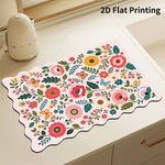 Kitchen Mat Cushioned Anti-Fatigue Checkered Wipe-Clean