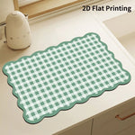 Kitchen Mat Cushioned Anti-Fatigue Checkered Wipe-Clean