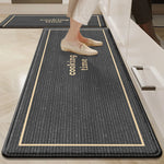 Kitchen Mat Cushioned Anti-Fatigue Non-Slip Backing Wipe-Clean
