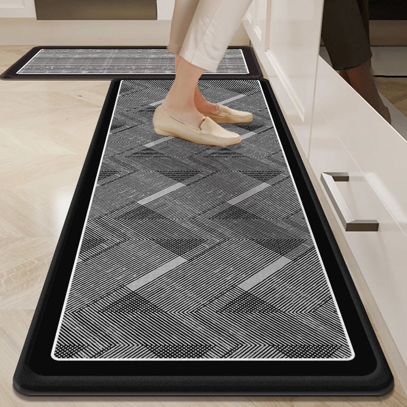 Kitchen Mat Cushioned Anti-Fatigue Non-Slip Backing Wipe-Clean