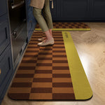 Kitchen Mat Cushioned Foam Non-Slip Backing Wipe-Clean Surface