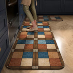 Kitchen Mat Cushioned Foam Non-Slip Backing Wipe-Clean Surface