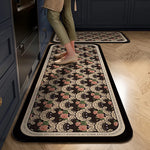 Kitchen Mat Cushioned Foam Non-Slip Backing Wipe-Clean Surface