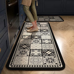 Kitchen Mat Cushioned Foam Non-Slip Backing Wipe-Clean Surface