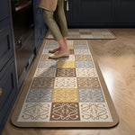 Kitchen Mat Cushioned Foam Non-Slip Backing Wipe-Clean Surface