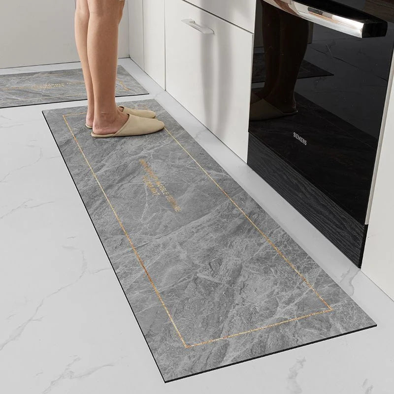 Kitchen Mat Cushioned Support Non-Slip Surface Wipe-Clean Finish
