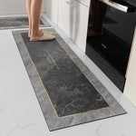 Kitchen Mat Cushioned Support Non-Slip Surface Wipe-Clean Finish