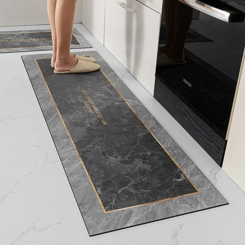 Kitchen Mat Cushioned Support Non-Slip Surface Wipe-Clean Finish