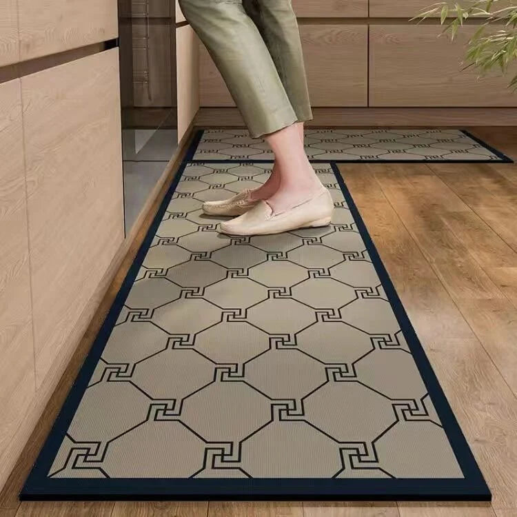Kitchen Mat Cushioned Support Non-Slip Surface Wipe-Clean Finish