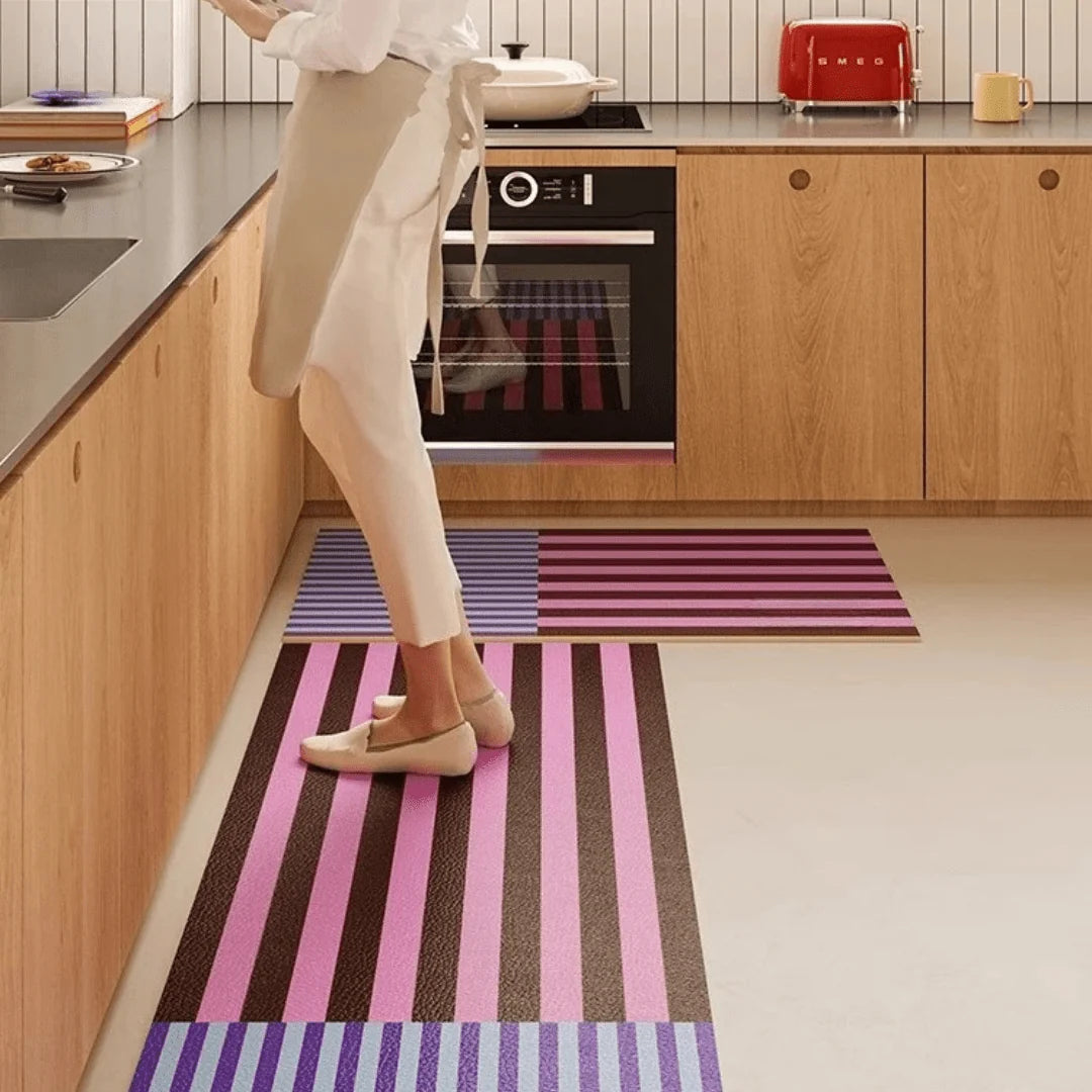 Kitchen Mat Cushioned Water-Resistant Non-Slip Surface