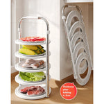 Kitchen Organizer Rack Stackable Space-Saving Vertical & Hanging