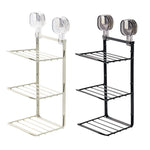Kitchen Organizer Rack Wall-Mounted Foldable 3-Tier