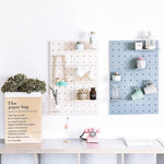Kitchen Pegboard Modular Plastic Nail-Free Wall Mounting
