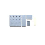 Kitchen Pegboard Modular Plastic Nail-Free Wall Mounting