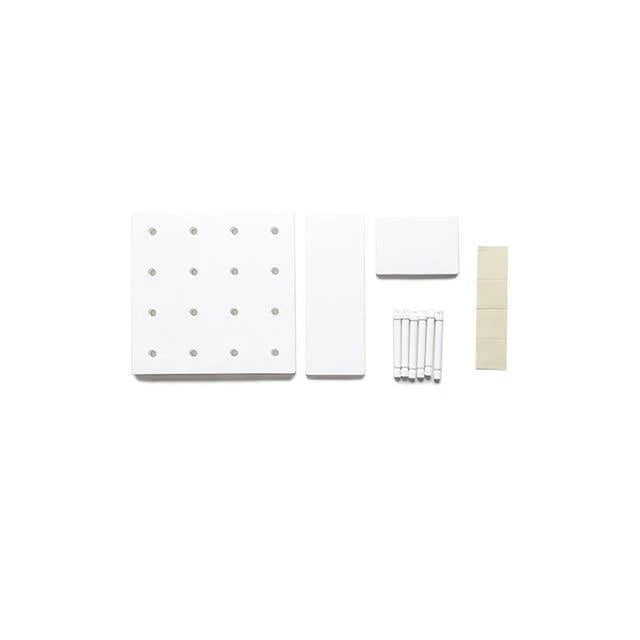 Kitchen Pegboard Modular Plastic Nail-Free Wall Mounting