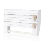 Kitchen Roll Holder 4-in-1 Wall-Mounted Foil Cutter