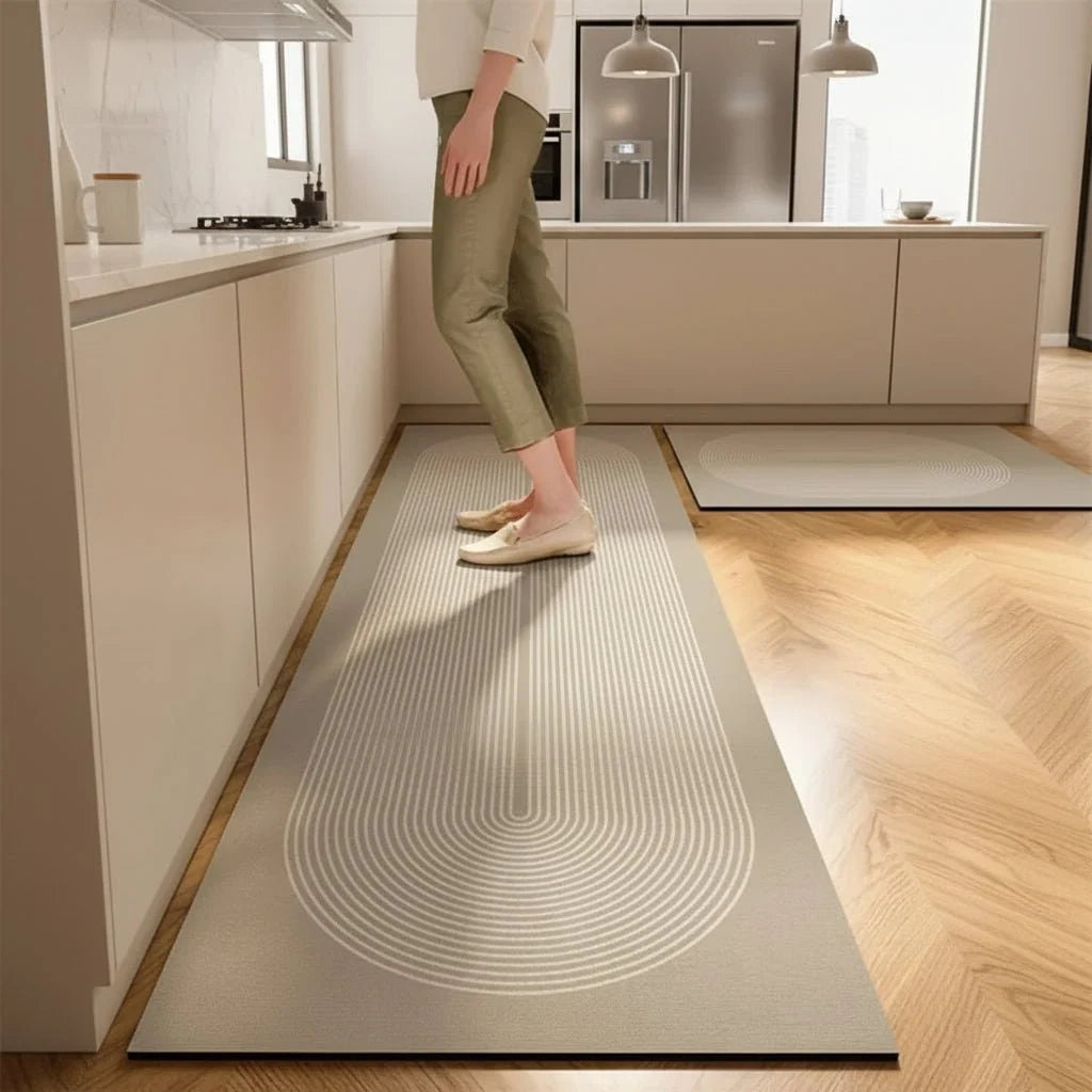 Kitchen Rug Cushioned Absorbent Non-Slip