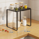 Kitchen Shelf Riser Expandable Ventilated Metal Mesh