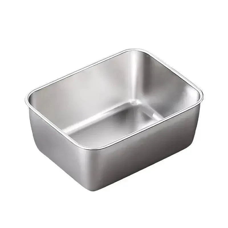 Kitchen Storage Container Stainless Steel Magnetic Lid