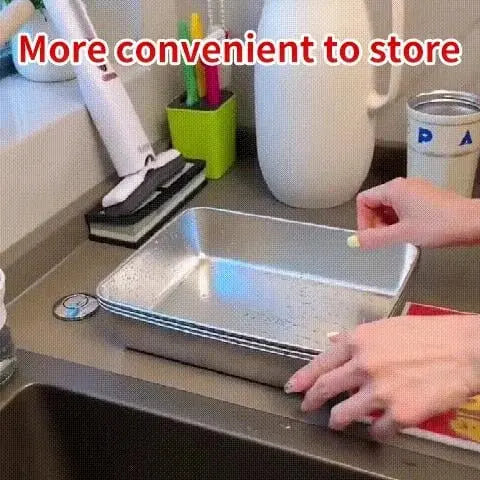 Kitchen Storage Container Stainless Steel Magnetic Lid