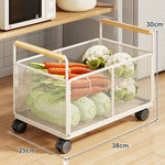 Kitchen Storage Organizer Breathable Rust-Resistant Mesh