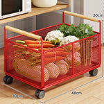 Kitchen Storage Organizer Breathable Rust-Resistant Mesh