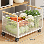 Kitchen Storage Organizer Breathable Rust-Resistant Mesh