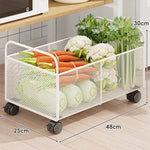 Kitchen Storage Organizer Breathable Rust-Resistant Mesh