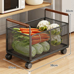 Kitchen Storage Organizer Breathable Rust-Resistant Mesh