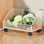 Kitchen Storage Organizer Breathable Rust-Resistant Mesh