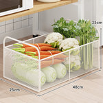 Kitchen Storage Organizer Breathable Rust-Resistant Mesh