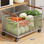 Kitchen Storage Organizer Breathable Rust-Resistant Mesh