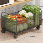Kitchen Storage Organizer Breathable Rust-Resistant Mesh