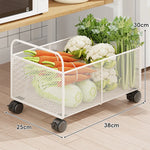 Kitchen Storage Organizer Breathable Rust-Resistant Mesh