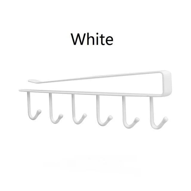 Kitchen Storage Rack Nail-Free Hanging Painted Iron