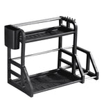 Kitchen Storage Rack Stainless Steel Two-Tier Drainage Basket