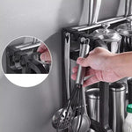 Kitchen Storage Rack Stainless Steel Two-Tier with Drainage Design