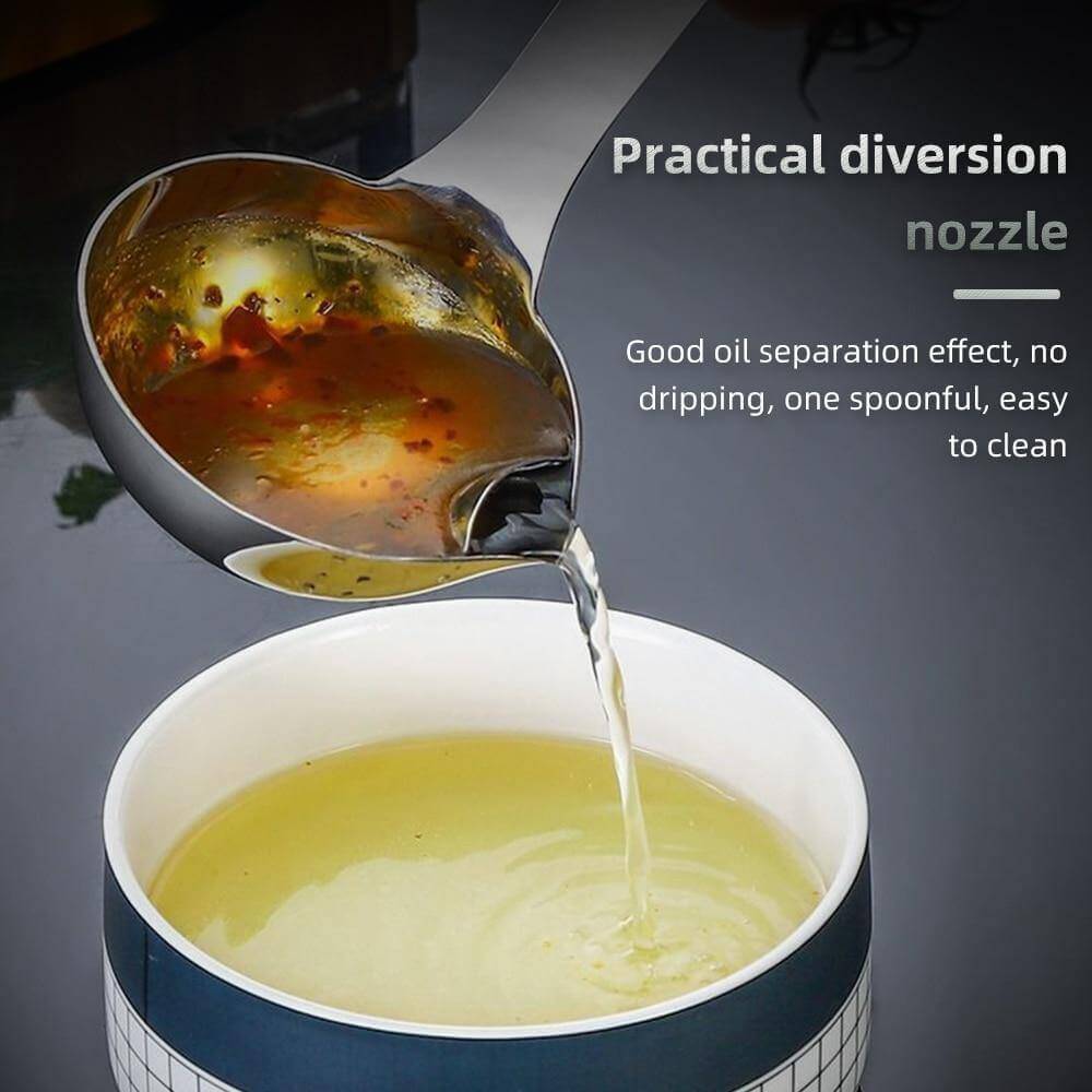Kitchen Strainer Spoon Oil-Draining Colander Function