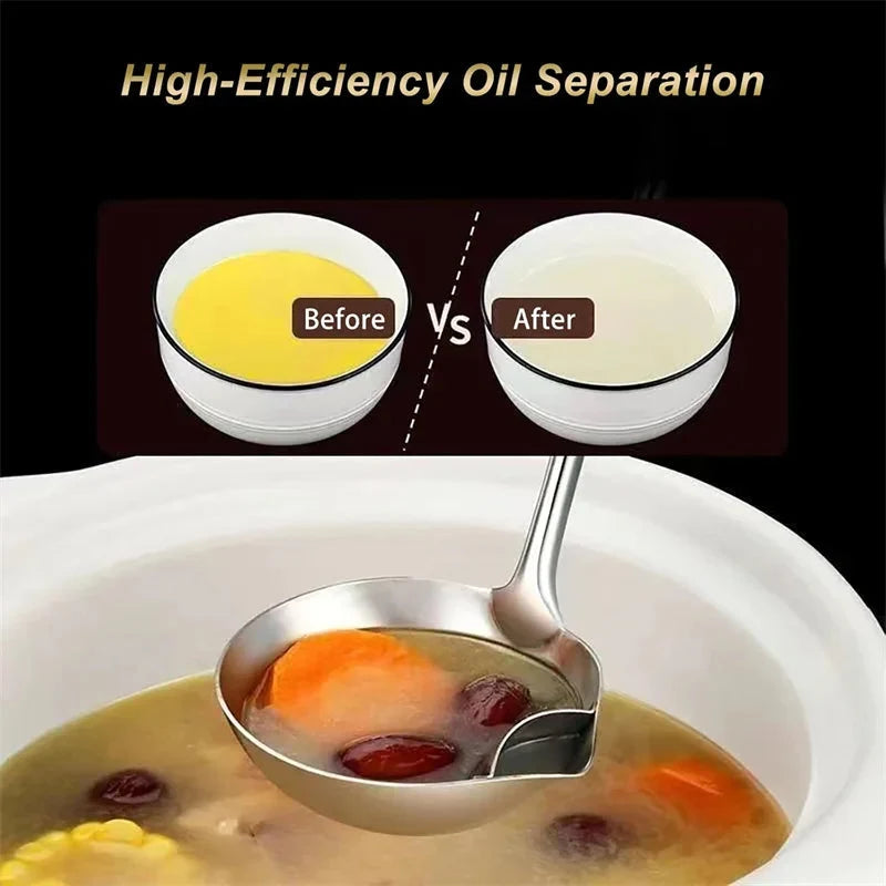 Kitchen Strainer Spoon Oil-Draining Colander Function