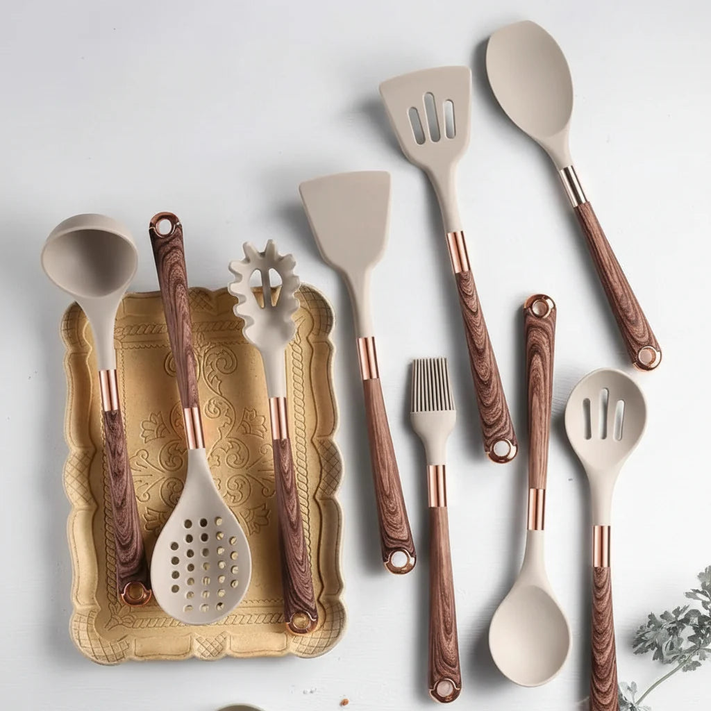 Kitchen Utensil Set Silicone Heat-Resistant Set of 10