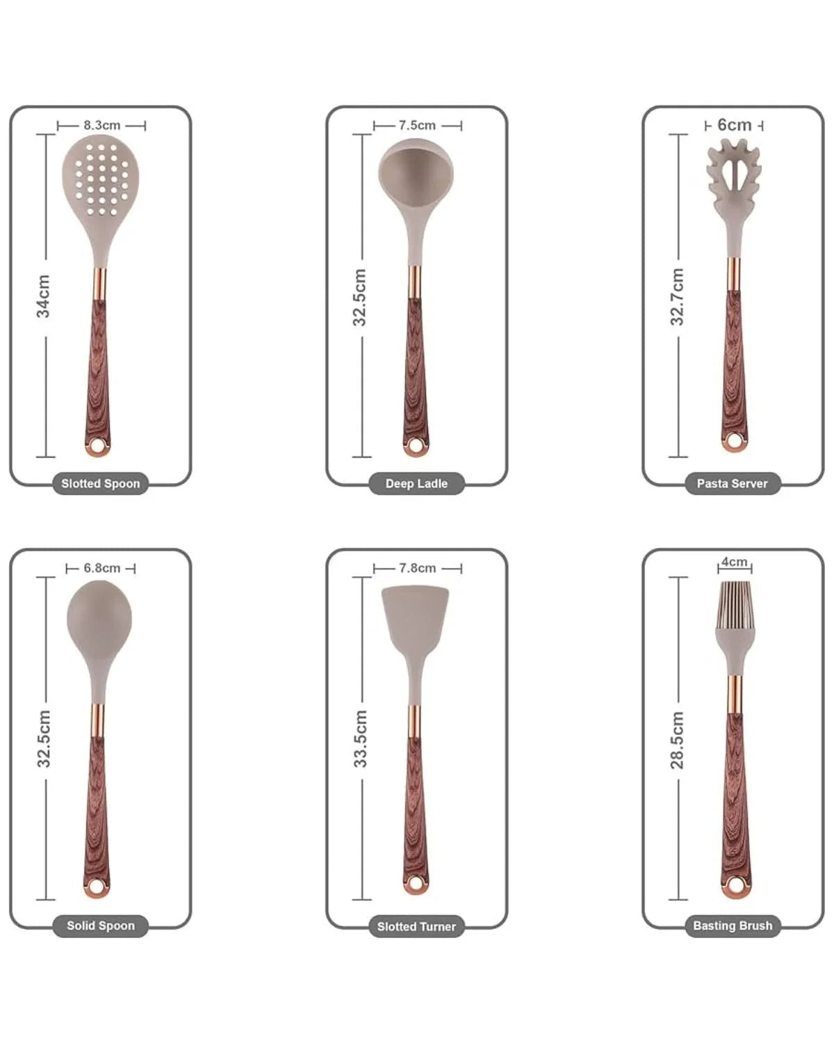 Kitchen Utensil Set Silicone Heat-Resistant Set of 10